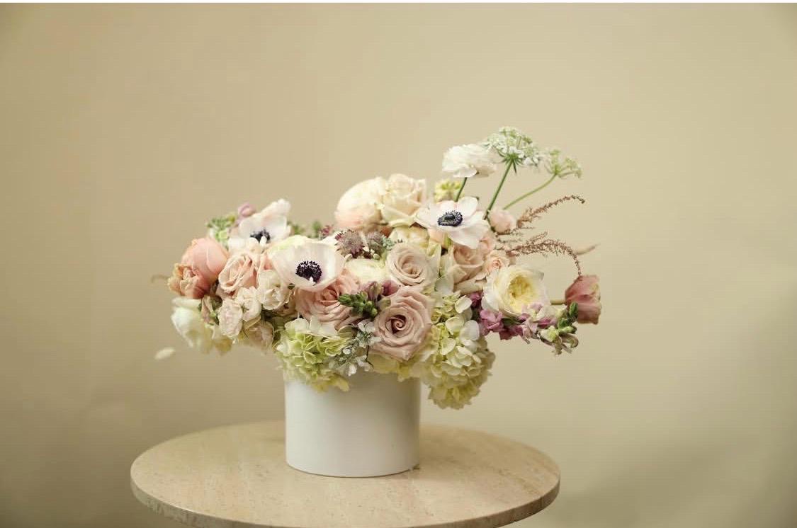 Floral installation detail