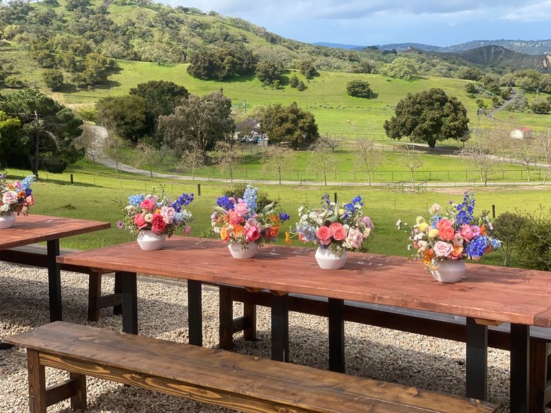 Ranch lunch, spring palette