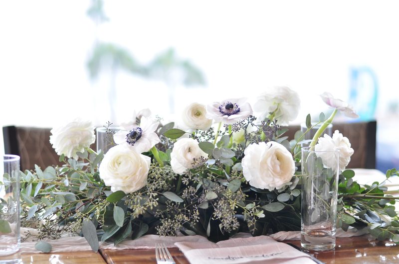 Brand dinner tablescape, second angle