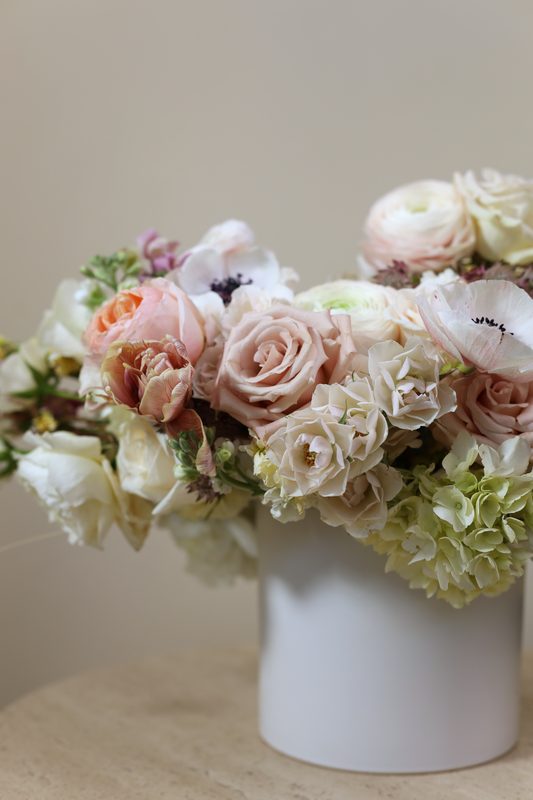 Anemone and ranunculus, close