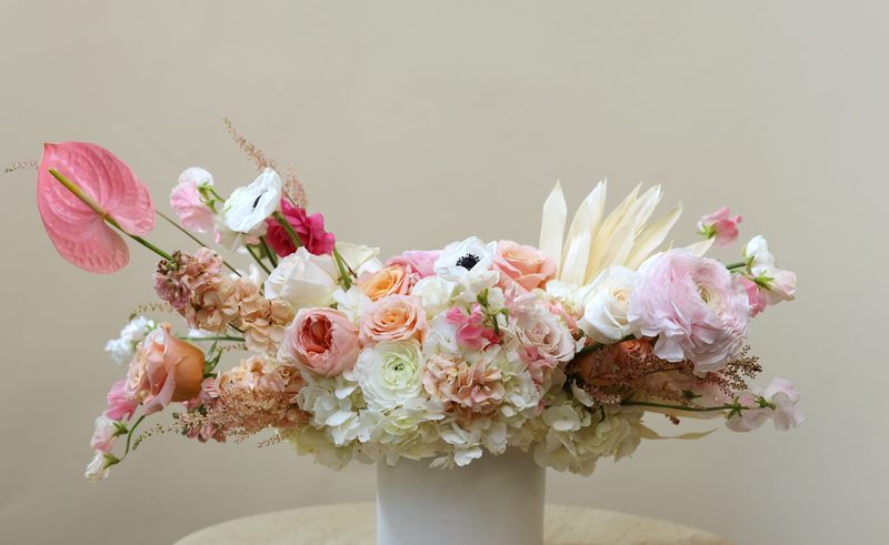Anthurium and peach